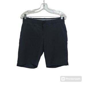 Under Armour Fitted Heat Gear Black Active Shorts Size 10